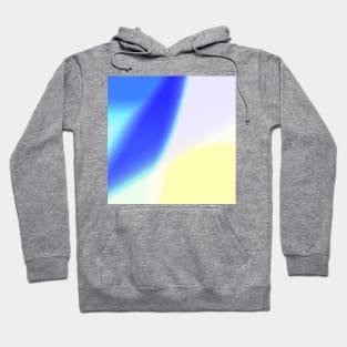 blue white yellow abstract art Hoodie